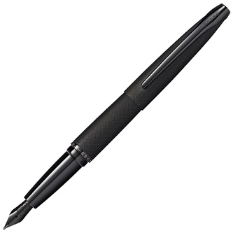 Cross, Plnicí pero ATX, (F) tenký, brushed black PVD
