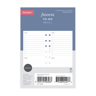 Filofax, Sledování úkolů, Kapesní