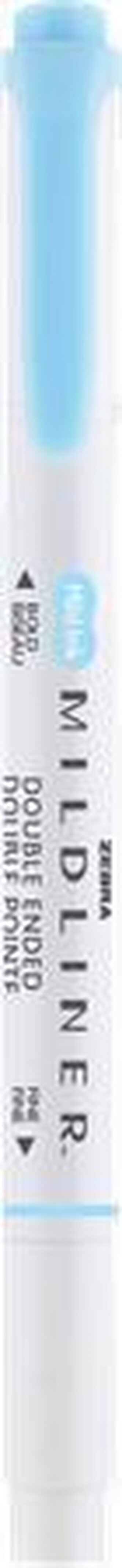 Oboustranný zvýrazňovač "Mildliner Fluorescent", modrá, 1,4 - 4 mm, ZEBRA 78120