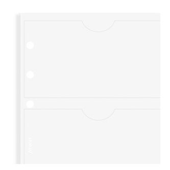 Filofax, Pouzdro na vizitky, A4, transparentní