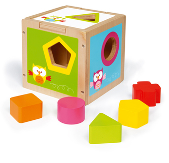 Kostka s tvary Sovička, Scratch