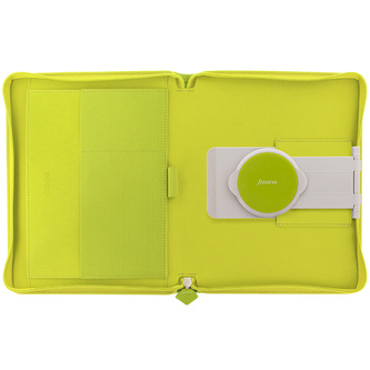 Filofax, Enitab + Obal Velký Saffiano Zip, Limetková