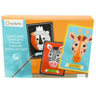 Kreativní sada Seškrábávací obrázky, Avenue Mandarine