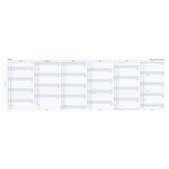Filofax, Plánovací Kalendář 2025 osobní, vertikální, AJ