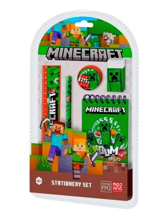 5 - DÍLNÁ PSACÍ SOUPRAVA  MINECRAFT 5 - DÍLNÁ PSACÍ SOUPRAVA  MINECRAFT