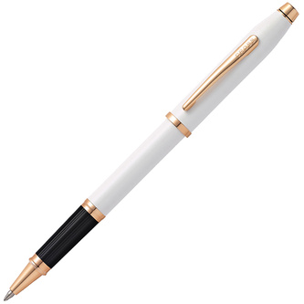 Cross, Roller Century II, (M) střední, white/rose gold