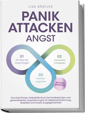 Panikattacken Angst: Das Drei Phasen Selbsthilfe Buch bei Panikattacken und generalisierten Angststörungen für mehr Skalierung,