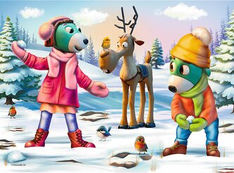 Puzzle Treflíci: Čas Vánoc 30 dílků