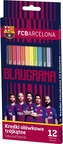 Kredki ołówkowe 12 kolorów FC Barcelona