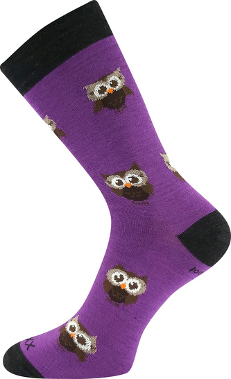 VoXX® ponožky Bubo fialová 39-42 (26-28) 1 pár