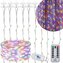 LED světelný závěs - 3x3m, 300LED, 8 funkcí, ovladač, USB, IP44, multicolor