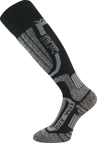 VoXX® podkolenky lyžařské Kerax - CoolMax® šedá 43-46 (29-31) 1 pár
