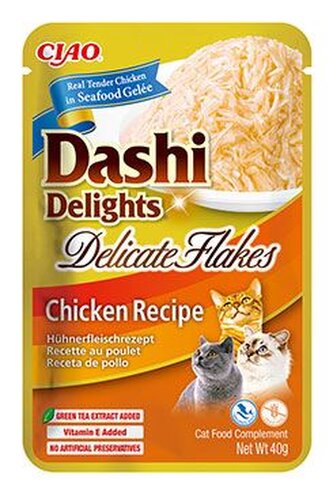 Churu Cat Dashi Delights Deli Flakes Chicken 40g Churu Cat Dashi Delights Deli Flakes Chicken 40g