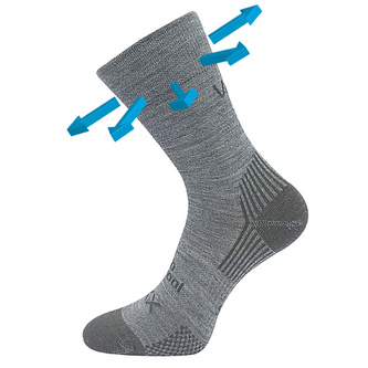VoXX® ponožky Optimus sv.šedá 43-46 (29-31) 1 pár