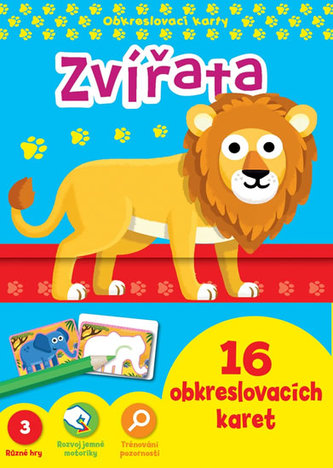 Zvířata - Obkreslovací karty