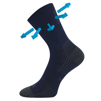 VoXX® ponožky Optimalik tm.modrá 35-38 (23-25) 3 páry