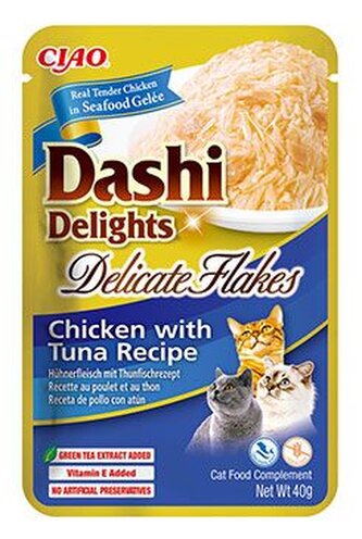 Churu Cat Dashi Delights Deli Flakes Chick&Tuna 40g Churu Cat Dashi Delights Deli Flakes Chick&Tuna 40g