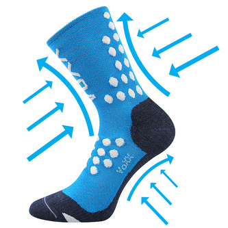VoXX® ponožky Finish modrá 43-46 (29-31) 1 pár