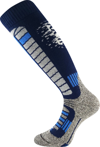 VoXX® podkolenky lyžařské Carving tmavě modrá 43-46 (29-31) 1 pár