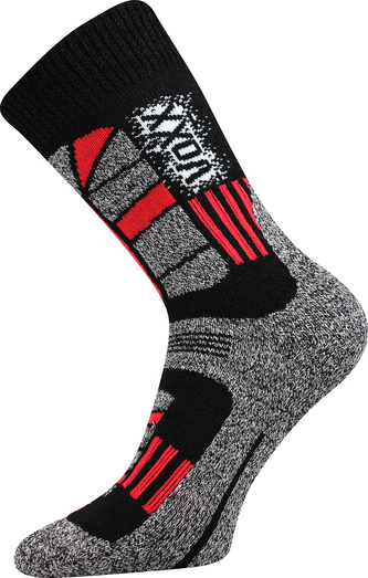 VoXX® ponožky Traction I červená 47-50 (32-34) 1 pár