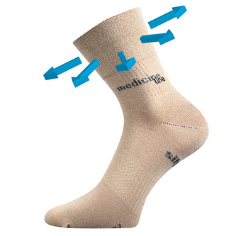 VoXX® ponožky Mission Medicine béžová 35-38 (23-25) 1 pár