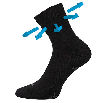VoXX® ponožky Esencis černá 35-38 (23-25) 1 pár