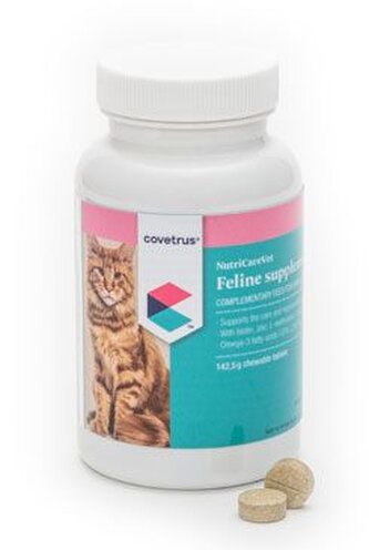 NutriCareVet Skin&Coat support Feline 190tbl CVET