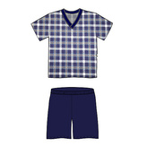 Lonka® Kája pyžamo krátký rukáv vzor 05 M 1 ks