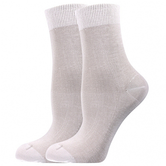Lady B ponožky COTTON socks 60 DEN bianco 35-38 (23-25) 6 párů