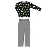 Lonka® Lopping pyžamo dlouhý rukáv pivo/půllity XXL 1 ks