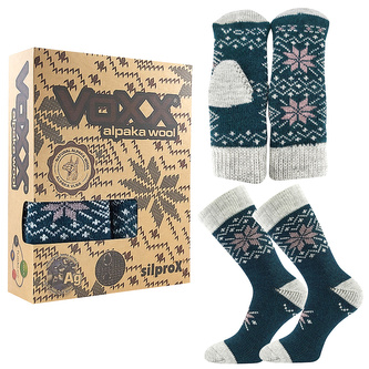 VoXX® ponožky Alta set tm.tyrkys 39-42 (26-28) 1 balení