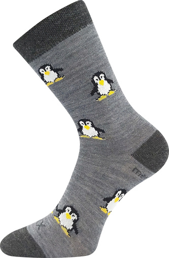 VoXX® ponožky Penguinik šedá 30-34 (20-22) 1 pár