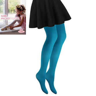 Lady B punčochové kalhoty GIRL MICRO tights 50 DEN biscay bay 110-116 1 ks