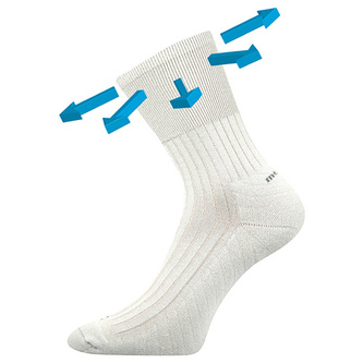VoXX® ponožky Corsa Medicine světle šedá 35-38 (23-25) 1 pár