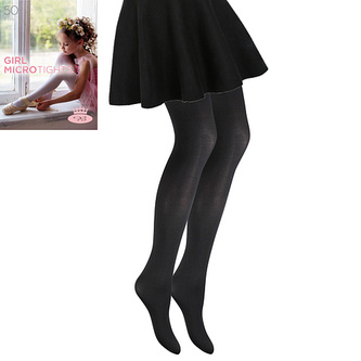 Lady B punčochové kalhoty GIRL MICRO tights 50 DEN nero 110-116 1 ks