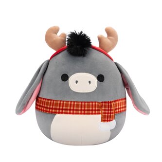 SQUISHMALLOWS Osel s parohy a šálou - Jason
