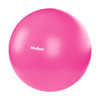 Rehabilitační pilates míč REBEL ACTIVE RBA-3103-PK 25 cm růžový