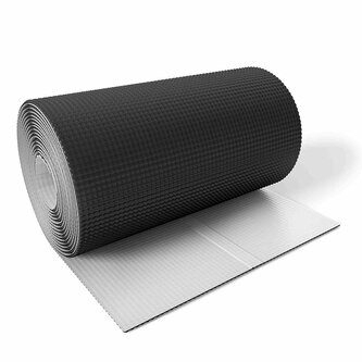 Pás komínový CoroMIN ALU výraz (mřížka) 300mm x 5m RAL 8019 tmavě hnědá