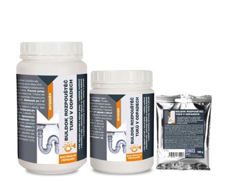 BULDOK Rozpouštěč tuků v odpadech 0,5kg