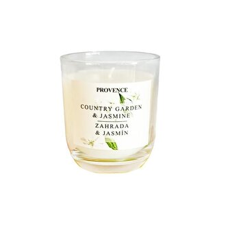 SVÍČKA VE SKLE ZAHRADA A JASMÍN 7.5X8.5CM 158G