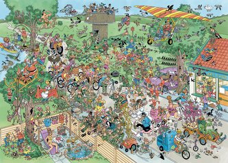 JUMBO Puzzle JvH Zahradní pozorovatelna ptáků 1000 dílků