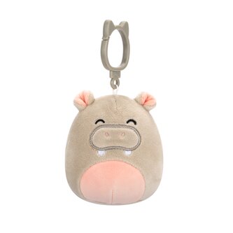 SQUISHMALLOWS Klíčenka Hroch s růžovým bříškem - Harrison