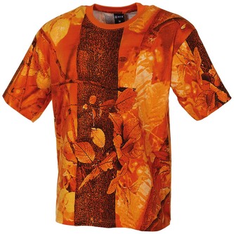 Triko s krátkým rukávem MFH Hunter - hunter-orange, 6XL