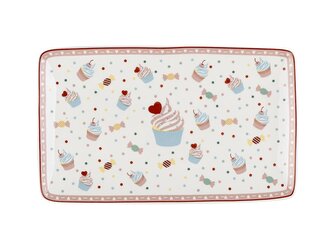 OBDÉLNÍKOVÝ TALÍŘ MUFFI 20X12,8CM