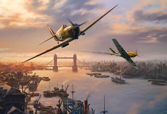 GIBSONS Puzzle Spitfire Skirmish 500 dílků