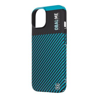 OBAL:ME Flossy Stripes Kryt pro Apple iPhone 15 Black/Teal OBAL:ME Flossy Stripes Kryt pro Apple iPhone 15 Black/Teal