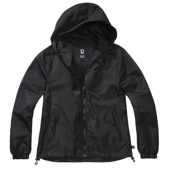 Bunda Brandit Ladies Summer Windbreaker Frontzip - černá, 3XL
