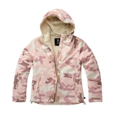 Bunda Brandit Ladies Windbreaker Frontzip - pink-camo, L