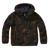 Mikina dětská Brandit Kids Teddyfleecejacket - woodland, 170/176