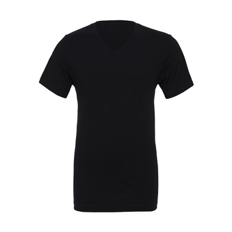 Tričko Bella Jersey V-Neck - černé, L